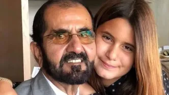 دختر حاکم دبی ناگهان پدیدار شد