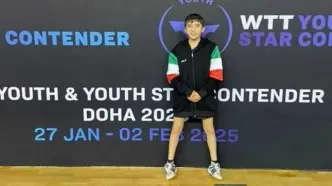 صعود پینگ‌پنگ‌‎باز ایران به جمع ۱۶ نفر برتر مسابقات اسلوونی