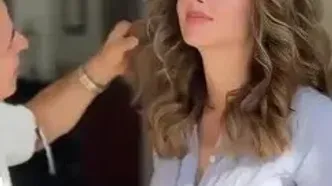 ویدیو وایرال شده از مورگان اورتگاس فرستاده ویژه آمریکا در امور خاورمیانه در آرایشگاهی در بیروت لبنان