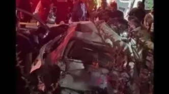 ببینید؛ حادثه در تهرانپارس؛ کامیون چندین خودروی سواری را در اتوبان باقری زیر گرفت!