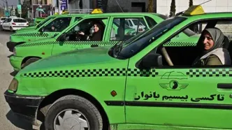 افزایش تاکسیرانان زن در تهران