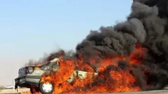 ۹ کشته در آتش تصادف جاده گچین بندرعباس؛ قاچاق سوخت باز هم جان گرفت