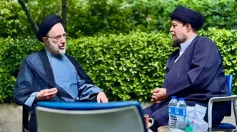 عیادت سید حسن خمینی از سید محمد خاتمی