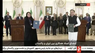 امضای 12 سند همکاری میان ایران و پاکستان در حوزه‌های مختلف