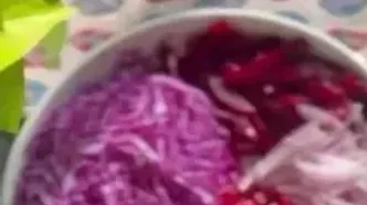 سه سالاد رنگارنگ با انار