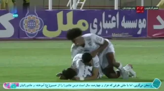 گل سوم چادرملو به شمس آذر + ویدئو