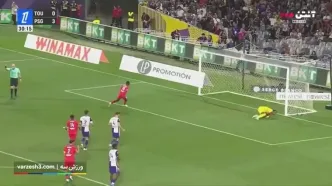 ببینید؛ خلاصه بازی تولوز3 - پاری سن ژرمن6؛ عجب گل‌هایی!