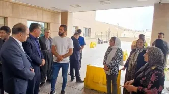 عیادت معاون محیط زیست طبیعی از مصدومان حادثه آتش سوزی آبیدر