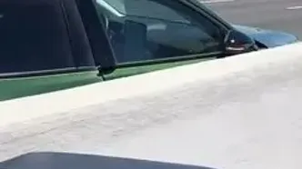 تصادف عجیب فورد موستانگ برقی در سانفرانسیسکو