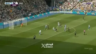 ویدیو: گل اول منچسترسیتی به برایتون توسط ارلینگ هالند