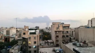 تصاویری از حجم گسترده آتش‌سوزی در جنوب تهران