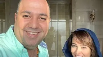 سلفی آسانسوریِ علی اوجی و الناز حبیبی