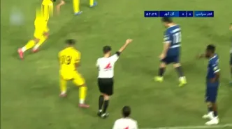 خلاصه بازی فجرسپاسی 1 - گل گهر 0 + ویدئو