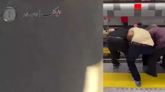 لحظات خودسوزی در مترو هفت تیر +18