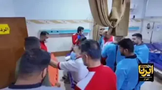ببینید؛ برخورد اتوبوس زائران اربعین با جدول کنار جاده در محور بصره – شلمچه؛ ۴ نفر جان باختند؛ ۵۷ تن مصدوم شدند