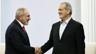 دیدار خصوصی پزشکیان با نخست وزیر ارمنستان