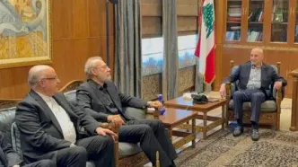تصاویر دیدار لاریجانی با نبیه بری در لبنان