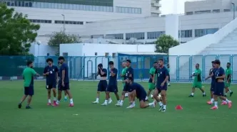 برگزاری تمرین نوبت صبح تیم ملی امید در دبی