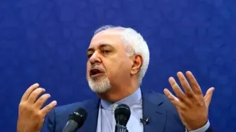 جواد ظریف در مراسم خطبه خوانی اربعین