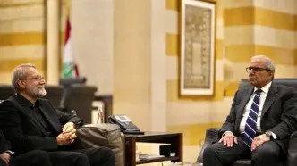 دیدار لاریجانی با نخست وزیر لبنان