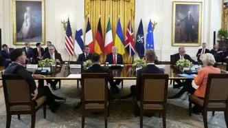 ترامپ، زلنسکی و رهبران اروپایی در کاخ سفید عکس یادگاری گرفتند
