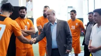 دیدار تاج با ملی‌پوشان قبل از کافا