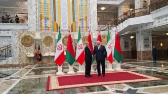 استقبال رسمی رئیس‌جمهور بلاروس از پزشکیان