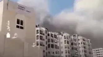فوری / تصویری از انفجار مهیب که گفته می شود کار اسرائیل است
