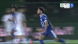 گل دوم استقلال به ذوب آهن + ویدئو