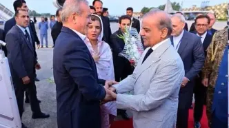 پزشکیان وارد اسلام‌آباد شد