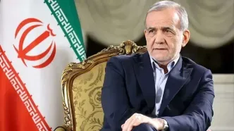 خداحافظی با پزشکیان برای سفر به چین در مهرآباد