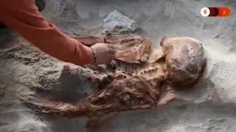 ببینید؛  کشف بقایای ۳۰۰۰ ساله قربانیان انسانی در معبد باستانی پرو