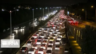 ترافیک پنج کیلومتری در کندوان و هراز