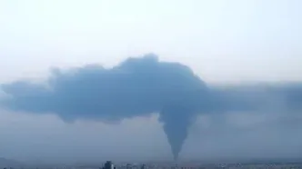 ️تصاویری از آتش‌سوزی در جنوب تهران