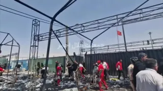 آتش‌سوزی در مرز مهران؛ 1 زن فوت کرد