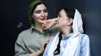 ساده و دوست‌داشتنی: قاب مادر دختری گلاب آدینه و نورا هاشمی با زیبایی نچرال!