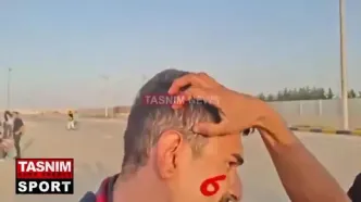 سر هوادار پرسپولیس در نقش جهان شکسته شد