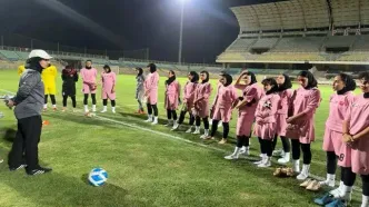 تمرینات تیم فوتبال بانوان پرسپولیس استارت خورد