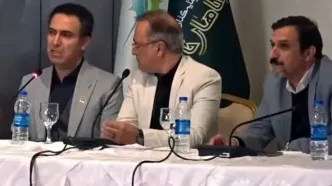 گاف بزرگ آقای مهندس در یک همایش سوژه شد!