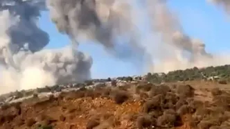 حمله هوایی شدید اسرائیل به جنوب لبنان