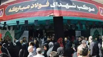 موکب «شهدای فولاد مبارکه» میزبان جاماندگان مراسم پیاده‌روی اربعین