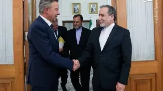 خداحافظی سفیر آلمان با عراقچی