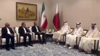دیدار پزشکیان با امیر قطر + فیلم