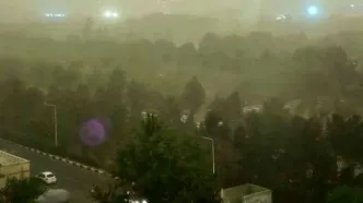 بارش باران و وزش باد شدید در این مناطق کشور