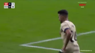 ویدیو: گل اول بارسلونا به اویدو توسط اریک گارسیا