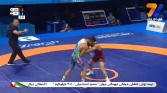 کشتی محمدمهدی کشتکار مقابل حریف کره‌ای در نیمه نهایی را ببینید ی کامل
