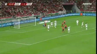 ویدیو: گل اول پرتغال به مجارستان توسط برناردو سیلوا