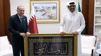 جمله خاص اردوغان به امیر قطر
