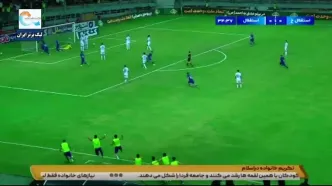 گل اول استقلال خوزستان به استقلال توسط شریفی