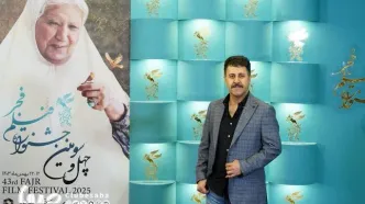 عکس پربازدید هومن حاجی‌عبداللهی در خاکسپاری امید جهان